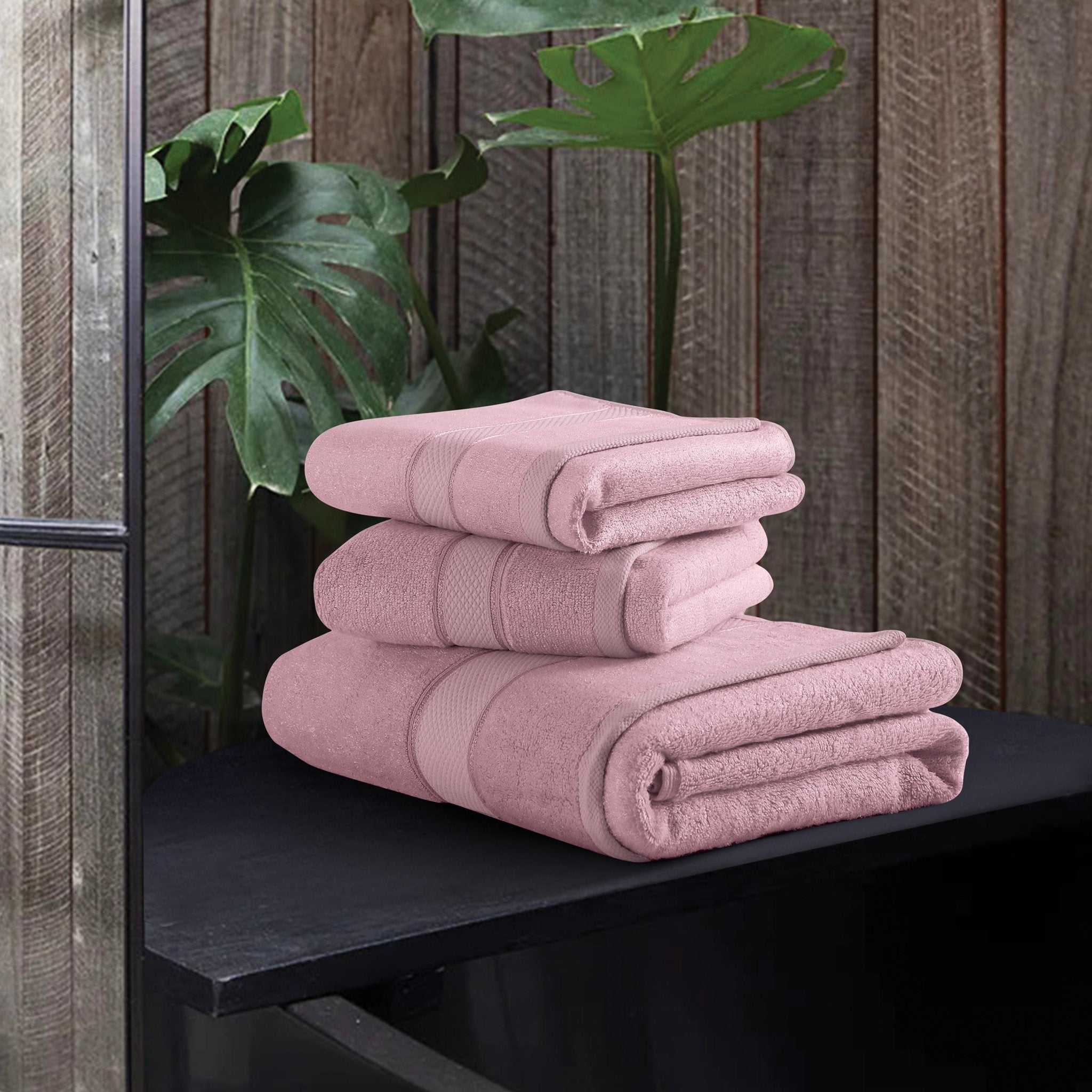 Malako Dusky Rose Bamboo Towel (600GSM) - MALAKO