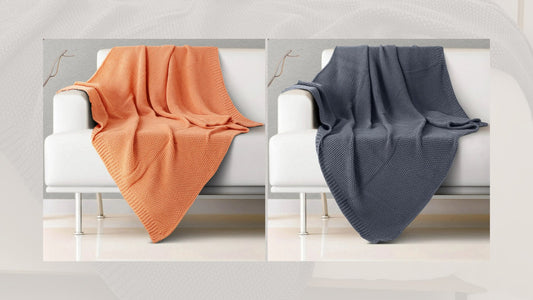Cozying Up in Style: Introducing Malako's Premium Knitted Throws - MALAKO