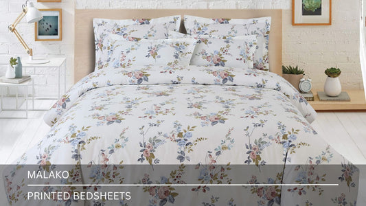 Indulge in Luxury: Discover the Allure of Printed King Size Bed Sheets - MALAKO