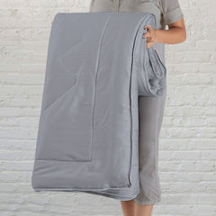 For Winters: 360 GSM Malako Eco-Luxe Dark Grey 100% Bamboo Quilt/Comforter