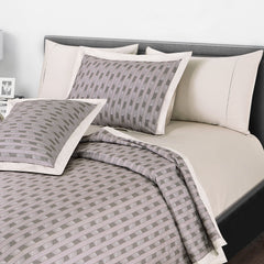 Malako Caèn 100% Cotton Wine Striped King Size 7 Piece Flannel Dohar Set