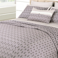Malako Caèn 100% Cotton Wine Striped Modern Abstract King Size Bedding