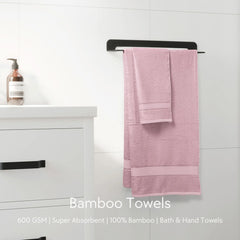 Malako Dusky Rose Bamboo Towel (600GSM)