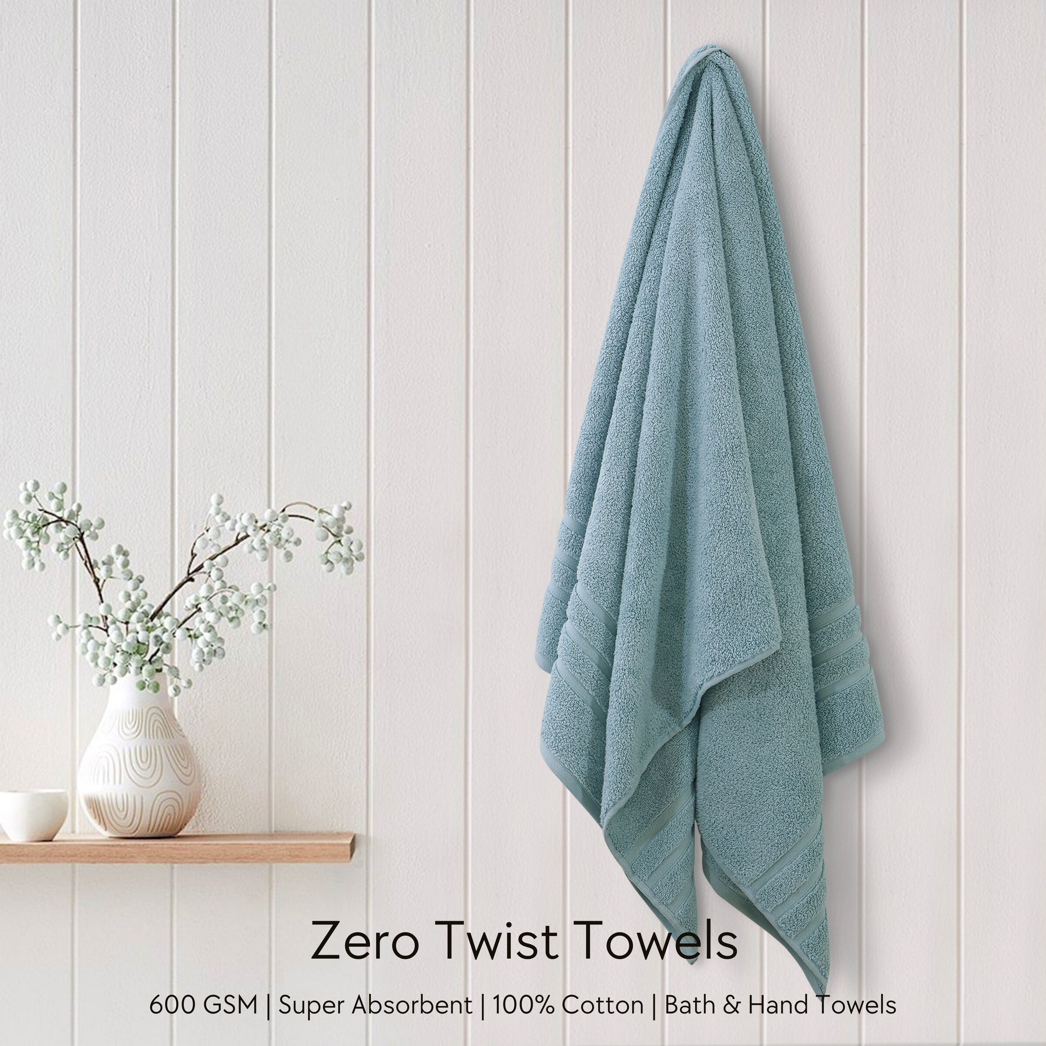 Malako 100% Cotton Zero Twist Towels (600GSM)