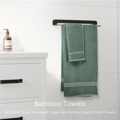 Malako Green Bamboo Towel (600GSM)