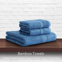 Malako Blue Bamboo Towel (600GSM)