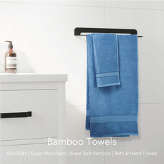 Malako Blue Bamboo Towel (600GSM)