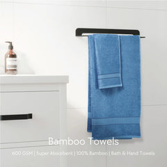 Malako Blue Bamboo Towel (600GSM)