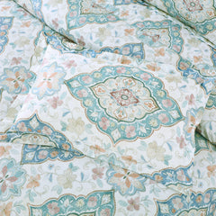 Malako Basel White Ethic 100% Cotton King Size Bedding