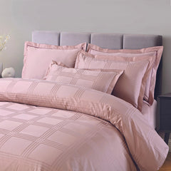 Malako Caèn 500TC 100% Cotton Peach 7 Piece Bedding Set