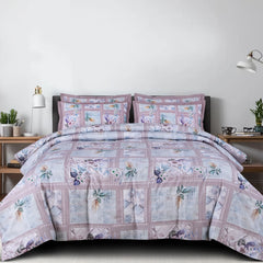 350 TC floral cotton king size bedding set