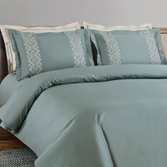 Malako Caèn 500TC 100% Cotton Rose Peach 7 Piece Bedding Set