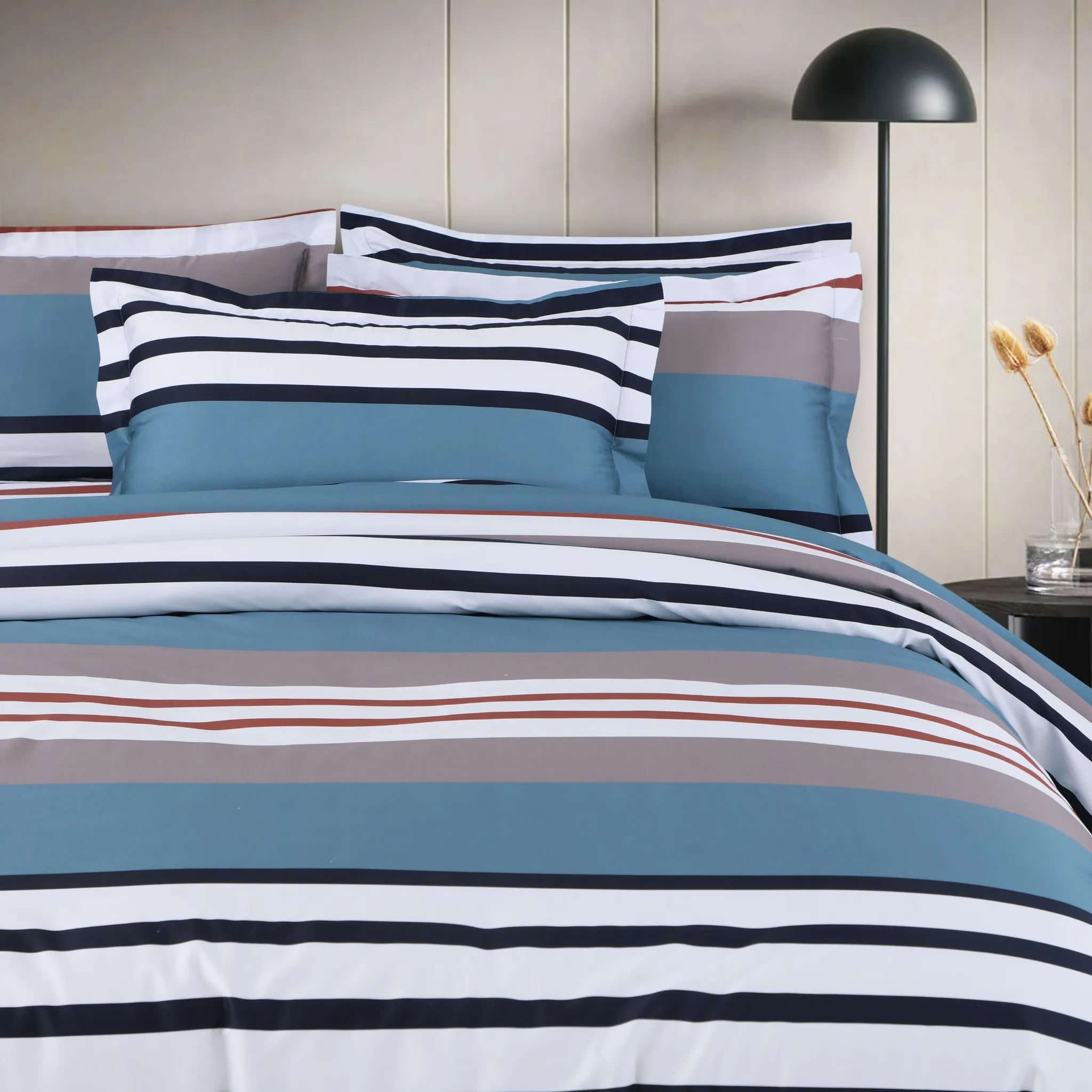 500 TC Egyptian cotton striped bedsheet