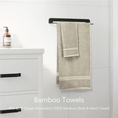 Malako Olive Beige Bamboo Towel (600GSM)
