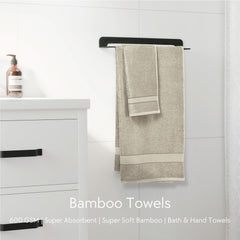 Malako Olive Beige Bamboo Towel (600GSM)