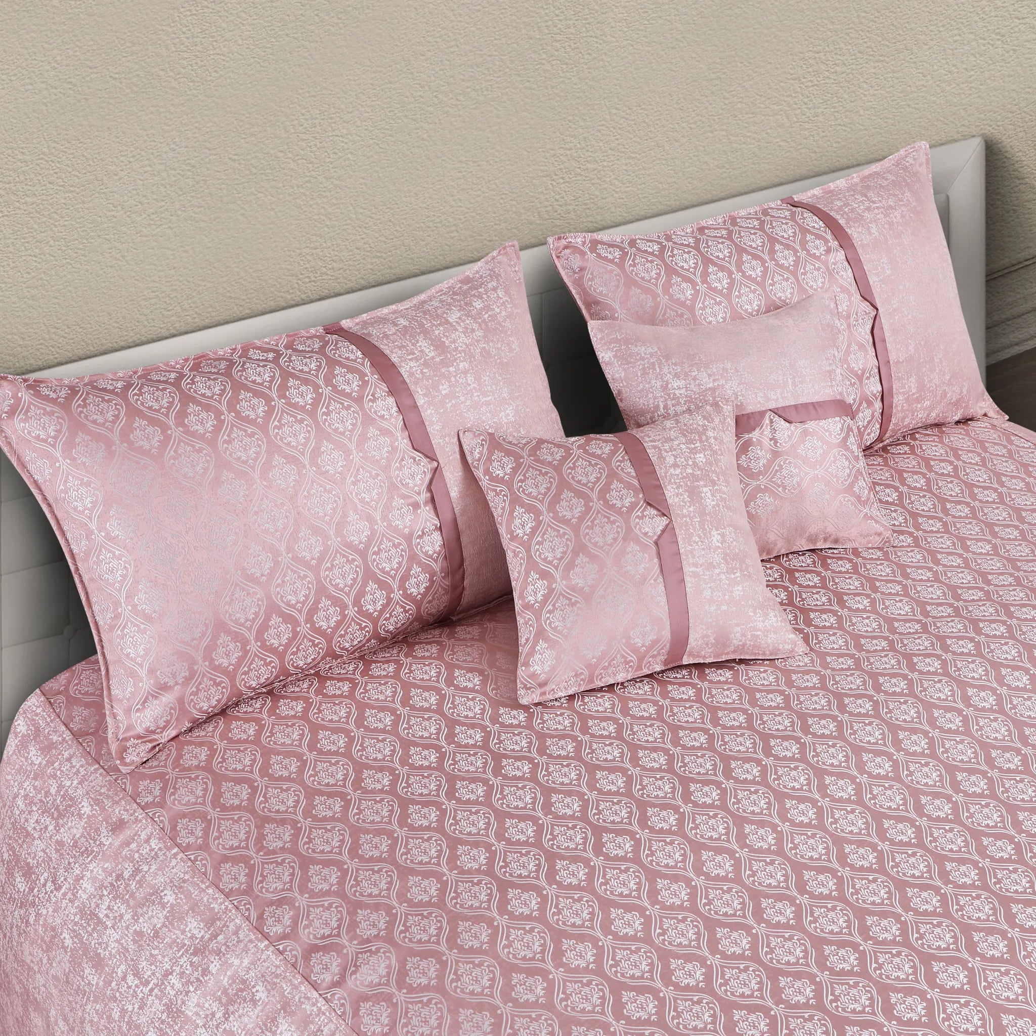 5 Piece Polycotton Jacquard Bedspread – Malako India