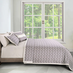 Malako Caèn 100% Cotton Wine Striped Modern Abstract King Size Bedding