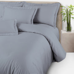 Malako Eco-Luxe: Premium Bamboo Bedding Collection (Dark Grey)