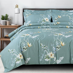 Breathable Egyptian cotton bedding green