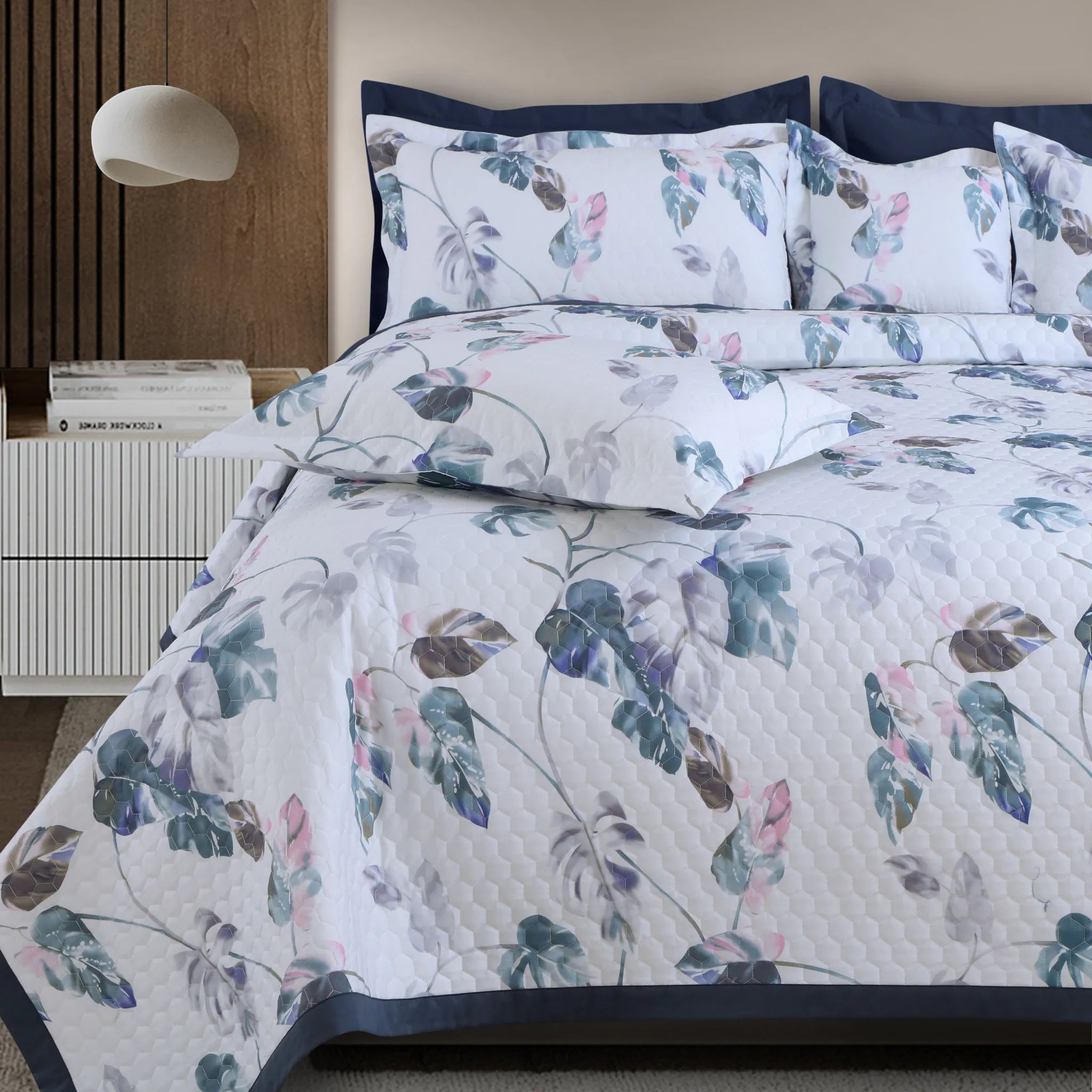 Buy cotton quilted king size bedspread set online India