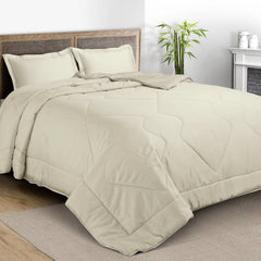 For Summer: 200GSM Malako Eco-Luxe Olive Beige 100% Bamboo Quilt/Comforter
