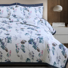 Lightweight breathable cotton quilted bedspread India