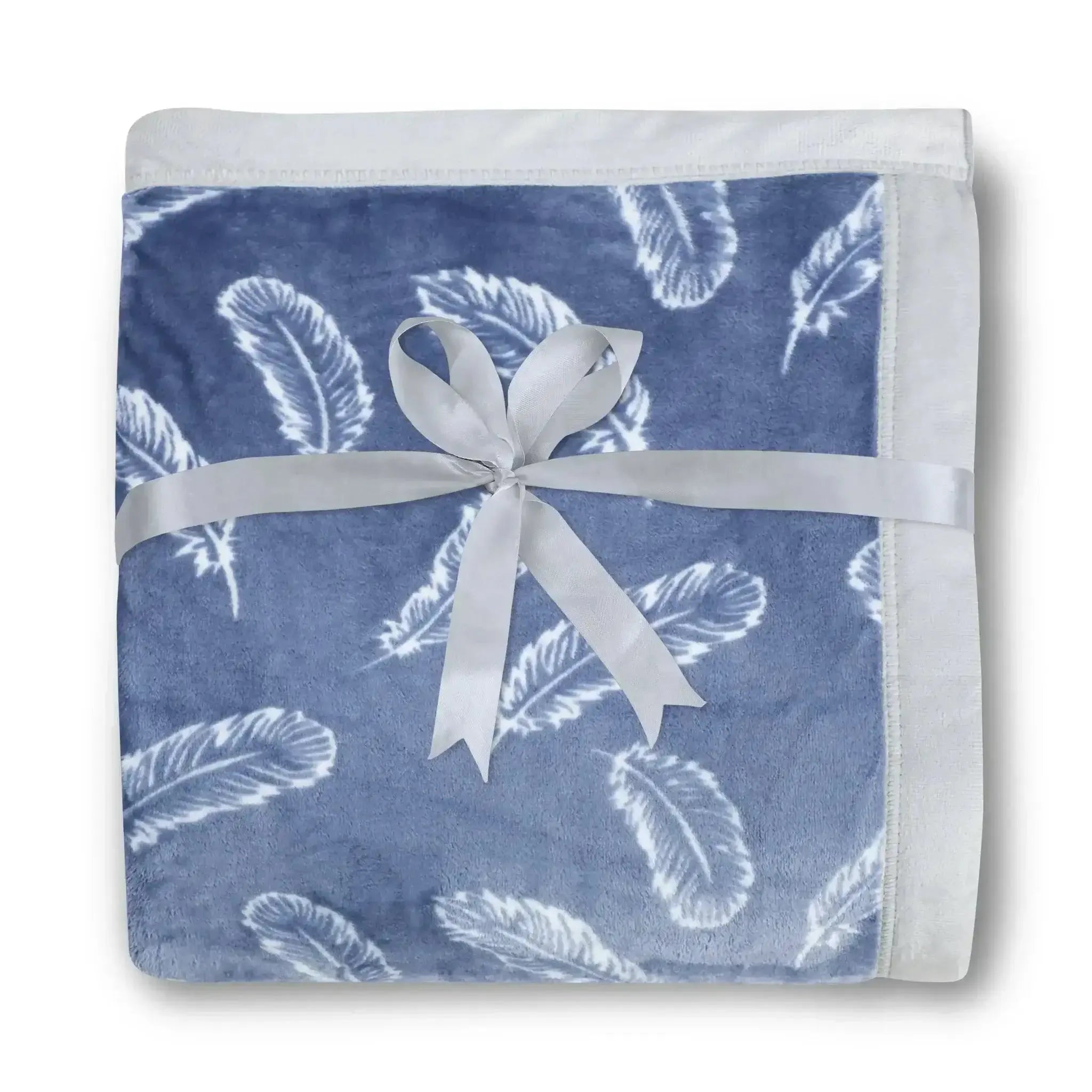 Malako Plush Blue Double Bed AC Blanket