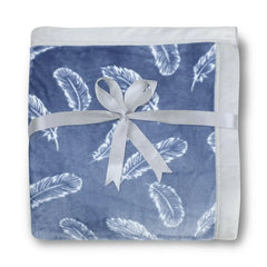 Malako Plush Blue Double Bed AC Blanket