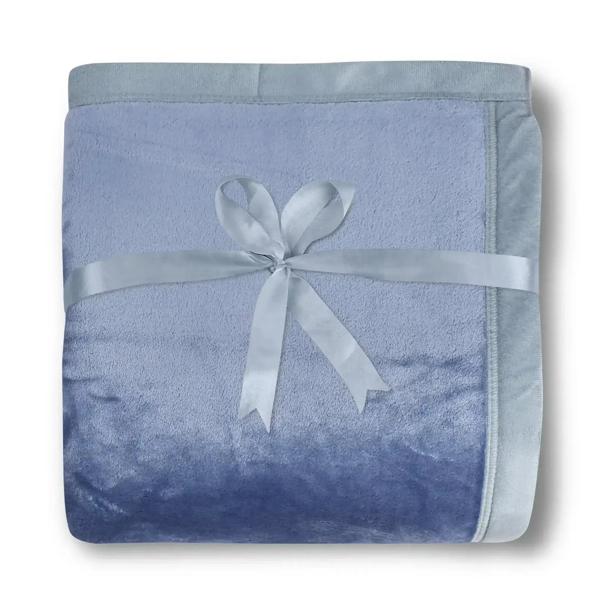 Malako Plush Blue Single Bed AC Blanket