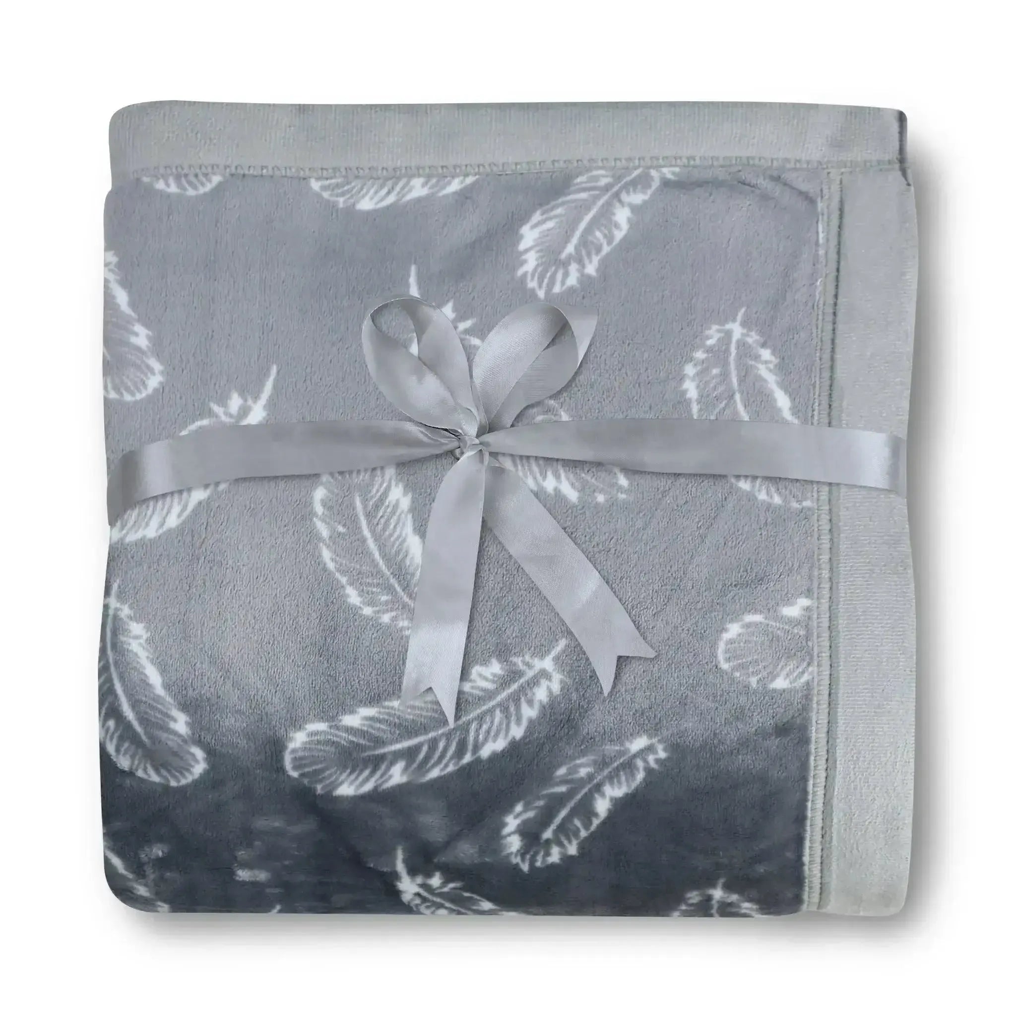 Malako Plush Grey Double Bed AC Blanket