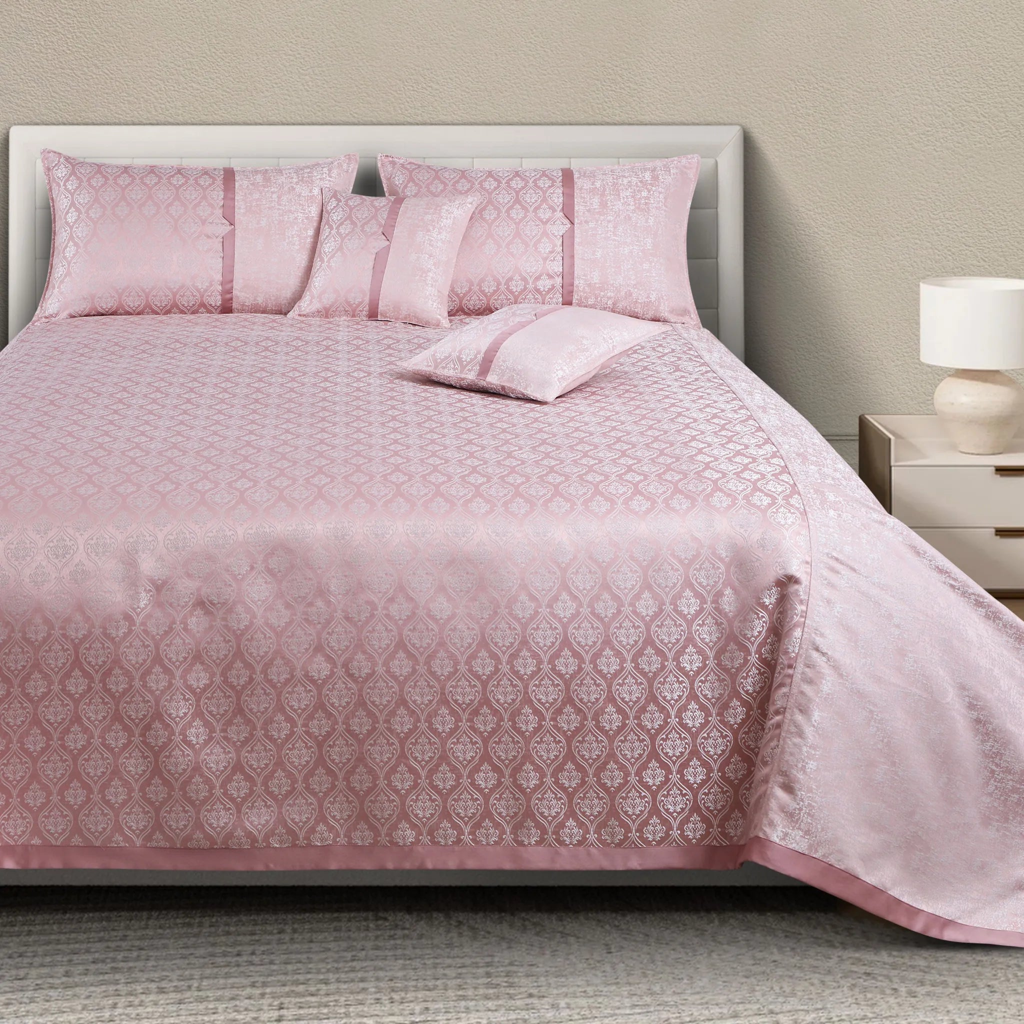 Malako Premium King Size Jacquard Bedspread India