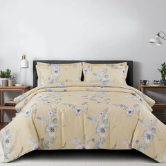 Yellow_floral_Egyptian_cotton_bedding_set