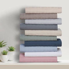Malako Biella Jacquard Checkered 550 TC 100% Cotton King Size Bedding - MALAKO