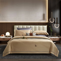 Malako Italian Opulence Cream Jacquard Super King Size 100% Cotton Bedding - MALAKO