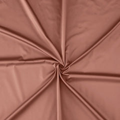 Malako Luxe 550TC 100% Cotton Cedar Rust King Size Plain Bedsheet with 2 Striped Pillow Cases