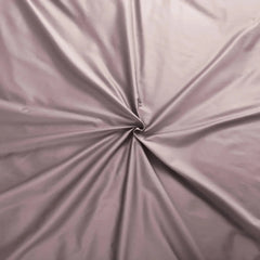 Malako Luxe 550TC 100% Cotton Mauve/Wine King Size Plain Bedsheet with 2 Striped Pillow Cases