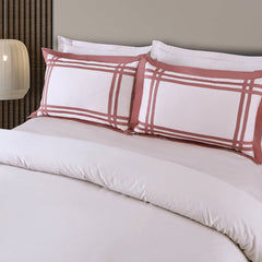 Malako Luxe: Bodo Collection 550TC Almond Beige 100% Cotton Super King Size Bedding - MALAKO