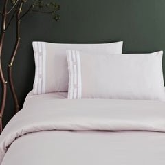 Malako Luxe Collection: 550 TC Almond Beige Premium Embroidered Bedding - MALAKO
