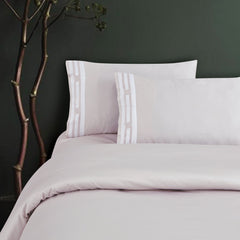Malako Luxe Collection: 550 TC Almond Beige Premium Embroidered Bedding - MALAKO
