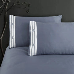 Malako Luxe Collection 550 TC Grey Premium Embroidered Bedding