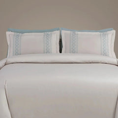 Malako Luxe Collection 550 TC Olive Beige Premium Embroidered Bedding