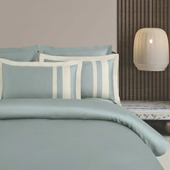 Malako Luxe: Oslo Collection 550TC Olive Green 100% Cotton Super King Size Bedding