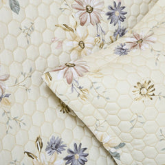 Malako Royale Quilted Bed Cover - Fohn Botanic 100% Cotton King Size Bedspread - MALAKO