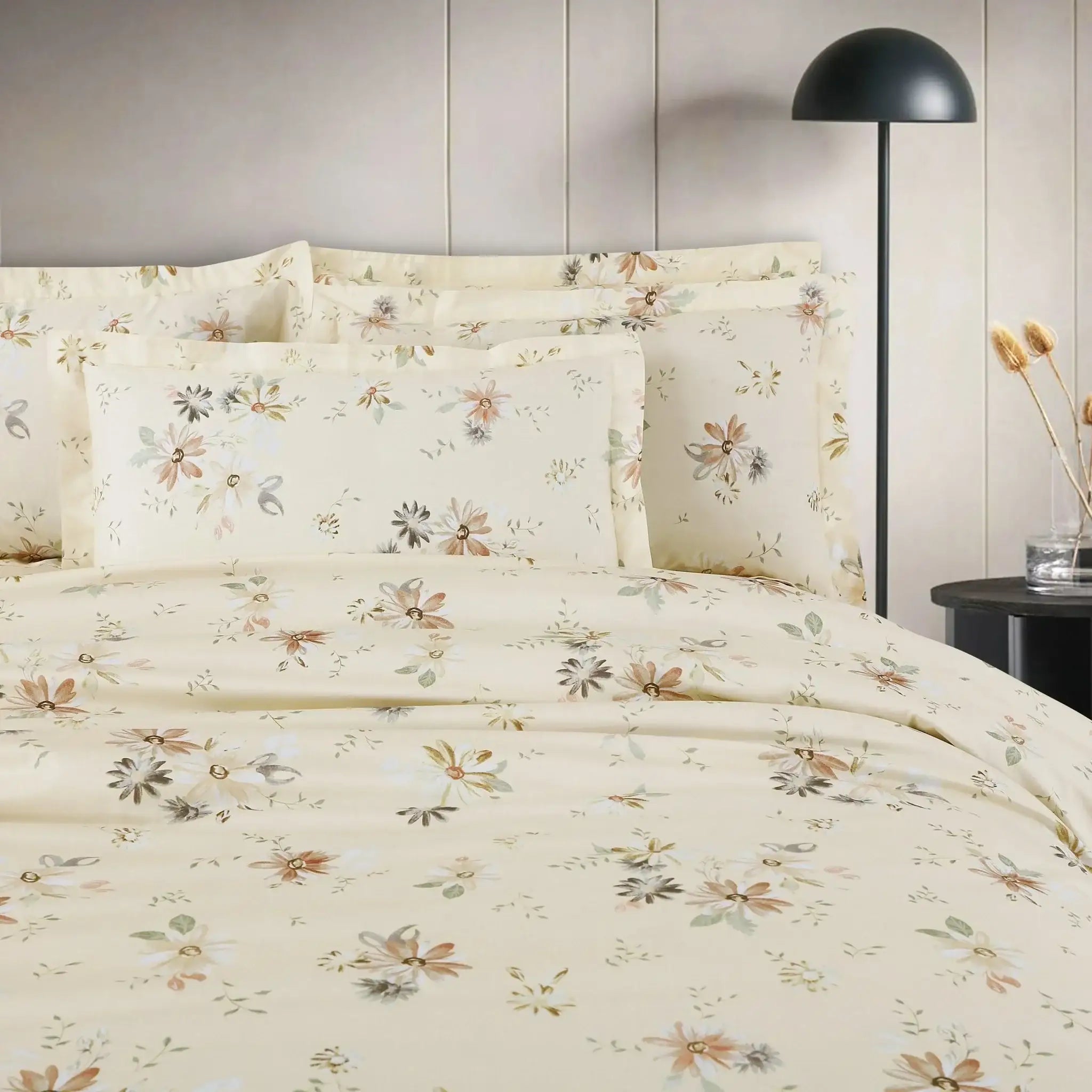 Malako Royale XL Fohn Floral 100% Cotton King Size Bedding - MALAKO