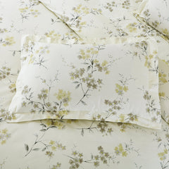 Malako Royale XL Off White Botanic 100% Cotton King Size Bedding - MALAKO