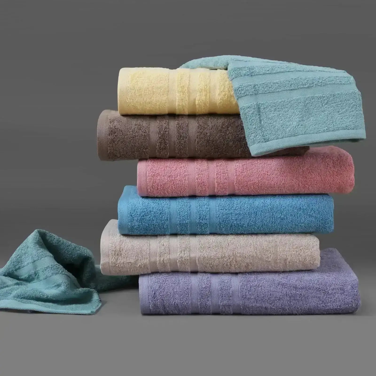 Malako Serene Soft Yellow 100% Cotton Towels