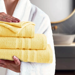 Malako Serene Soft Yellow 100% Cotton Towels