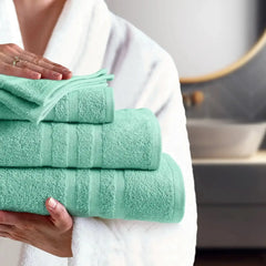 Malako Serene Soft Mint Green 100% Cotton Towels