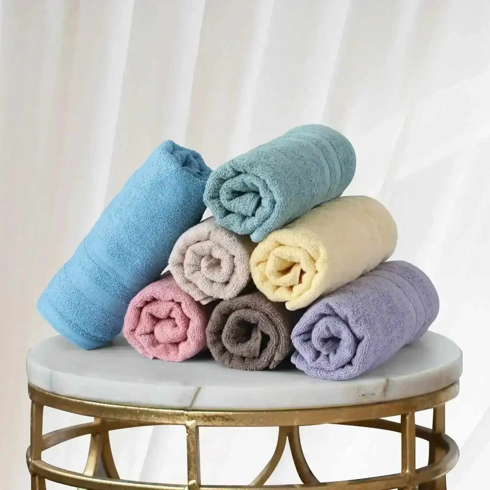 Malako Serene Soft Yellow 100% Cotton Towels