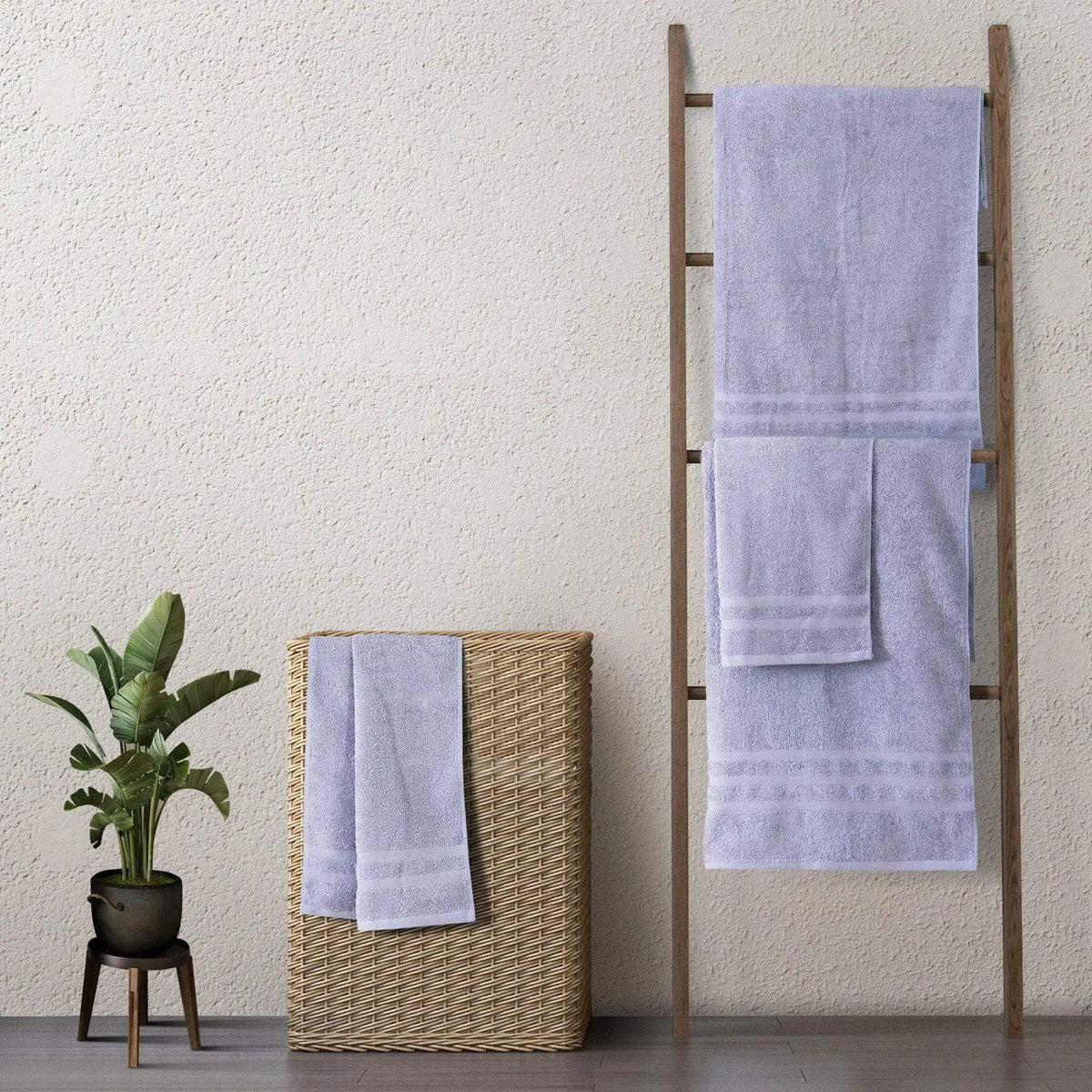 Malako Serene Soft Lilac 100% Cotton Towels